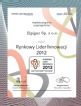 Dyplom Rynkowego Lidera Innowacji 2012